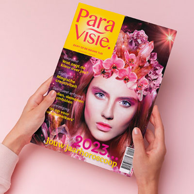 Coverontwerp en illustraties voor Paravisie Magazine jaarhoroscoop editie