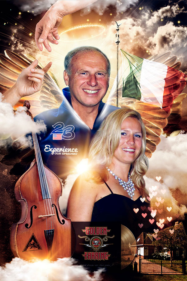 Rouwportret waarin de blijvende liefde en essentie van een dierbare zichtbaar worden gemaakt.